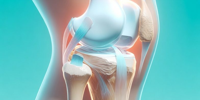 Diz ağrısı ve diz eklemi anatomisi 3D görseli Diz eklemi anatomisi ve diz ağrısı bilimsel gösterimi